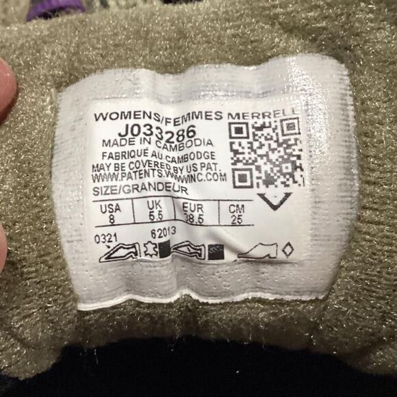 Merrell Shoes Womens 8 Green Moab 2 Vent Hiking Lace Up Suede Mesh Cap Toe - Picture 8 of 8